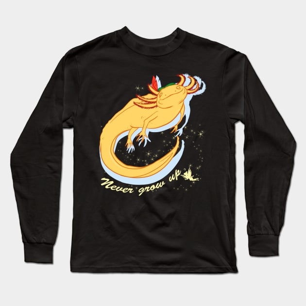 Peter Pan-Xolotl Long Sleeve T-Shirt by ruhefuchs